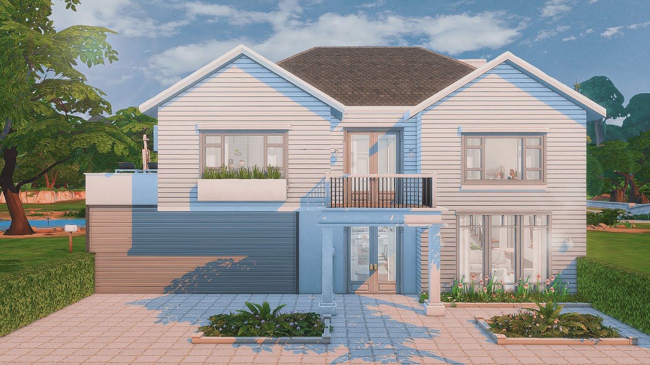 【搬运】模拟人生4速建丨nocc丨住宅丨舒适的现代家庭