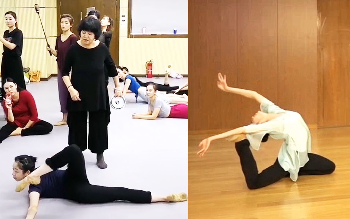 041舞蹈生逆天基本功探海右腿折叠后可以和左手谈恋爱