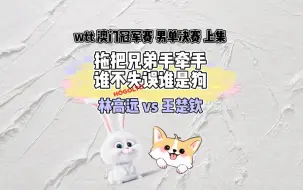 Download Video: 【王楚钦×林高远】澳门男单决赛 拖把兄弟手牵手 谁不失误谁是狗~