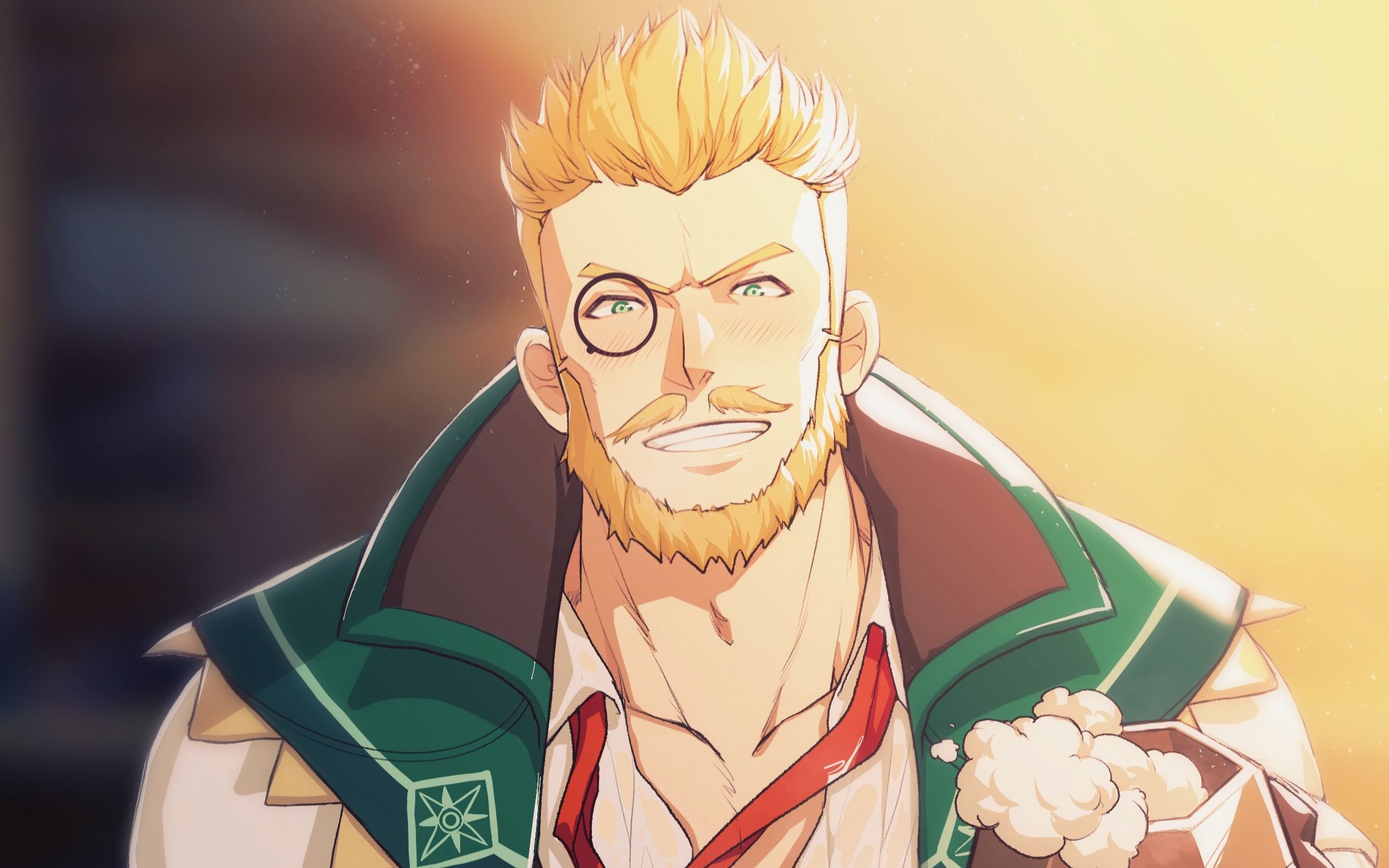 【绘画过程】塞琉斯:美酒与冒险!