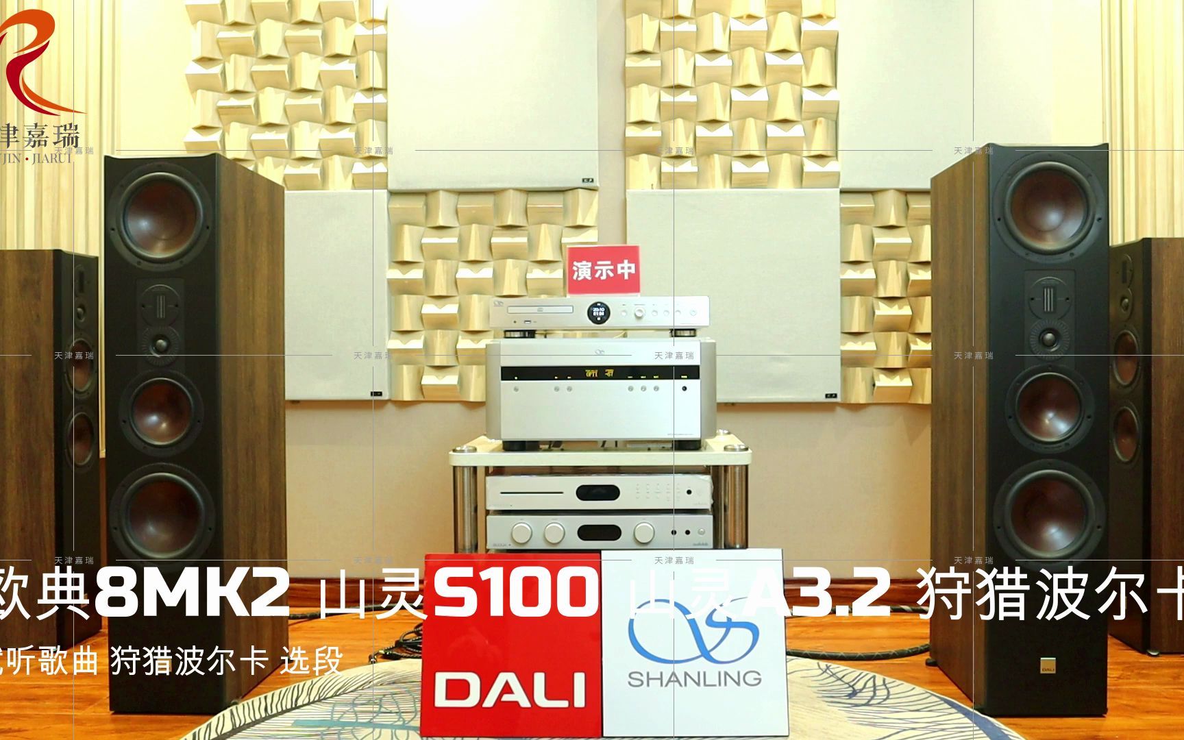 丹麦达尼欧典8mk2落地音箱搭配山灵a32甲乙类功放机音源cd机山灵s100