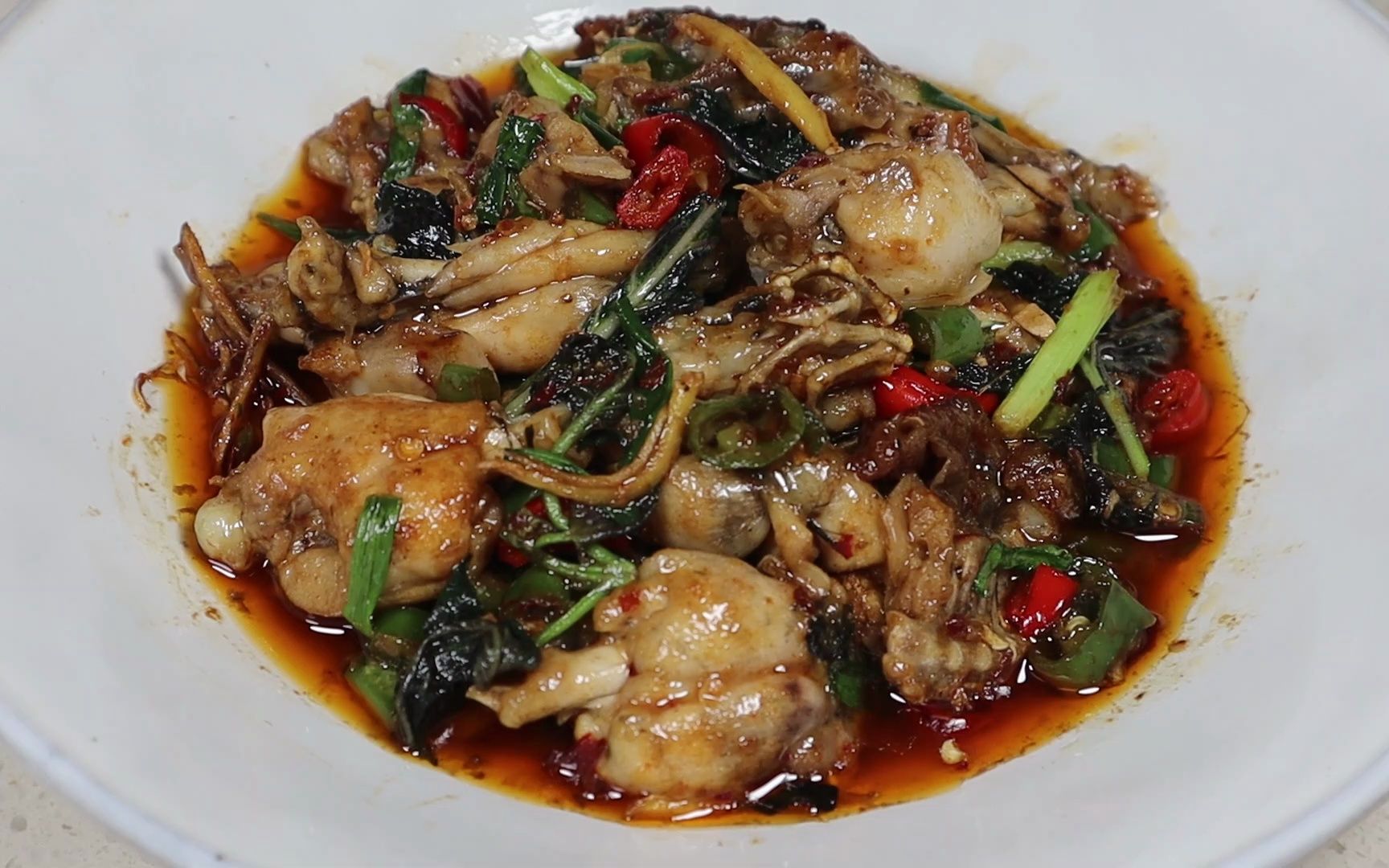 紫苏田鸡,田鸡就爱吃这个口味的