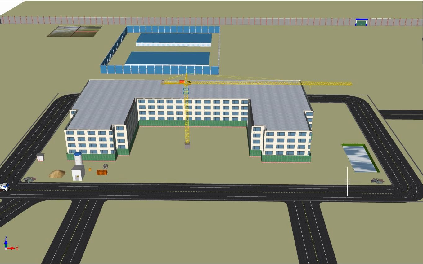 bim5d虚拟施工漫游