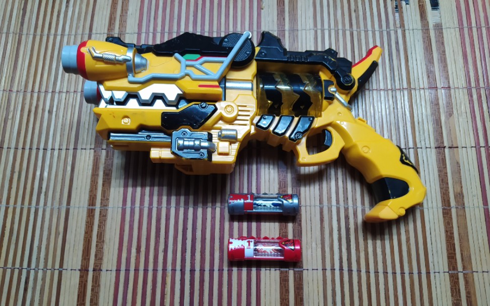 【兽电战队强龙者】万代dx强龙红变身器试玩(散货无包装盒无说明书)