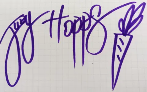 谁是有朱迪的签名啦