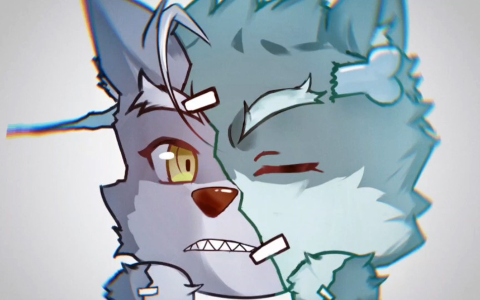 【绘画过程】是僵尸狼噢!