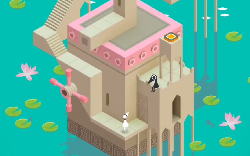 解谜游戏《纪念碑谷》第四章艾达发现新的行走方式