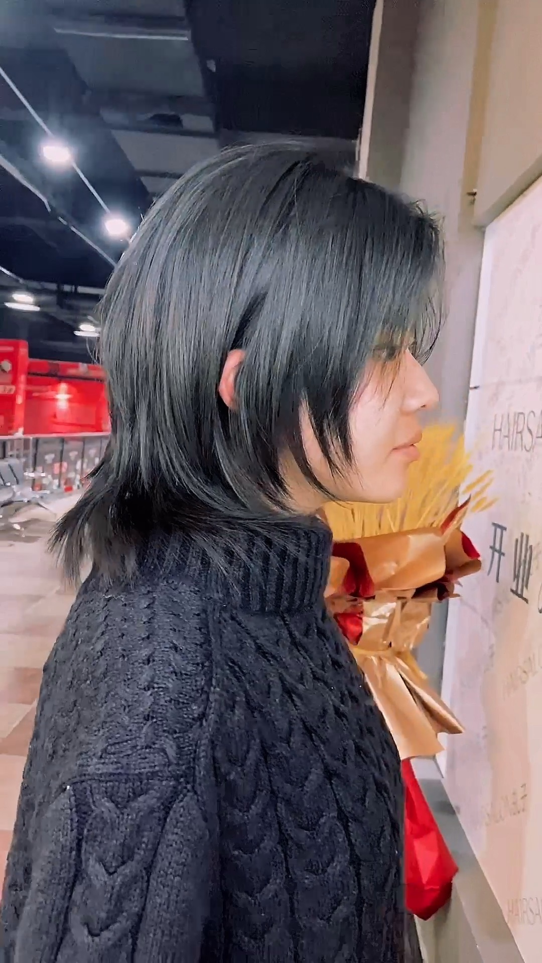 高中生打卡鲻鱼头狼尾#鲻鱼头##兰州烫发_哔哩哔哩