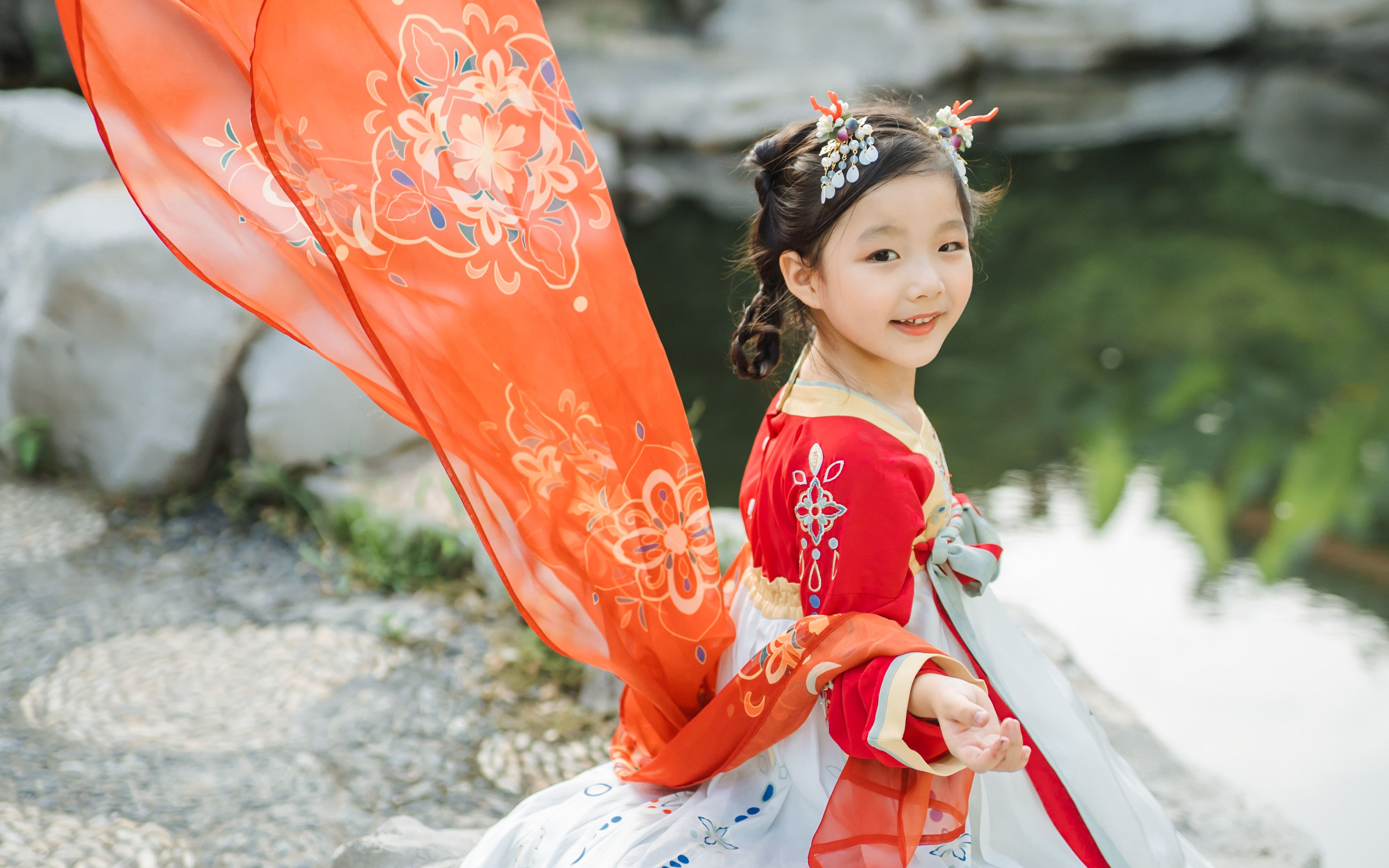 【好看你又穿不了 嘿嘿嘿】童装汉服襦裙 丸子小妹妹原创 -神乐