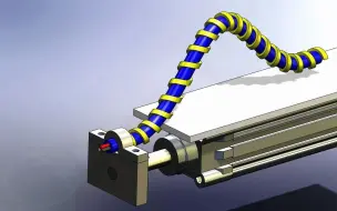 Download Video: 【教程搬运】使用Solidworks制作柔性管线动画的小技巧