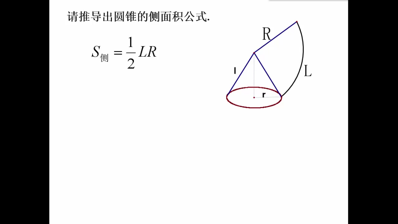 [图]7.4 圆锥的侧面展开图