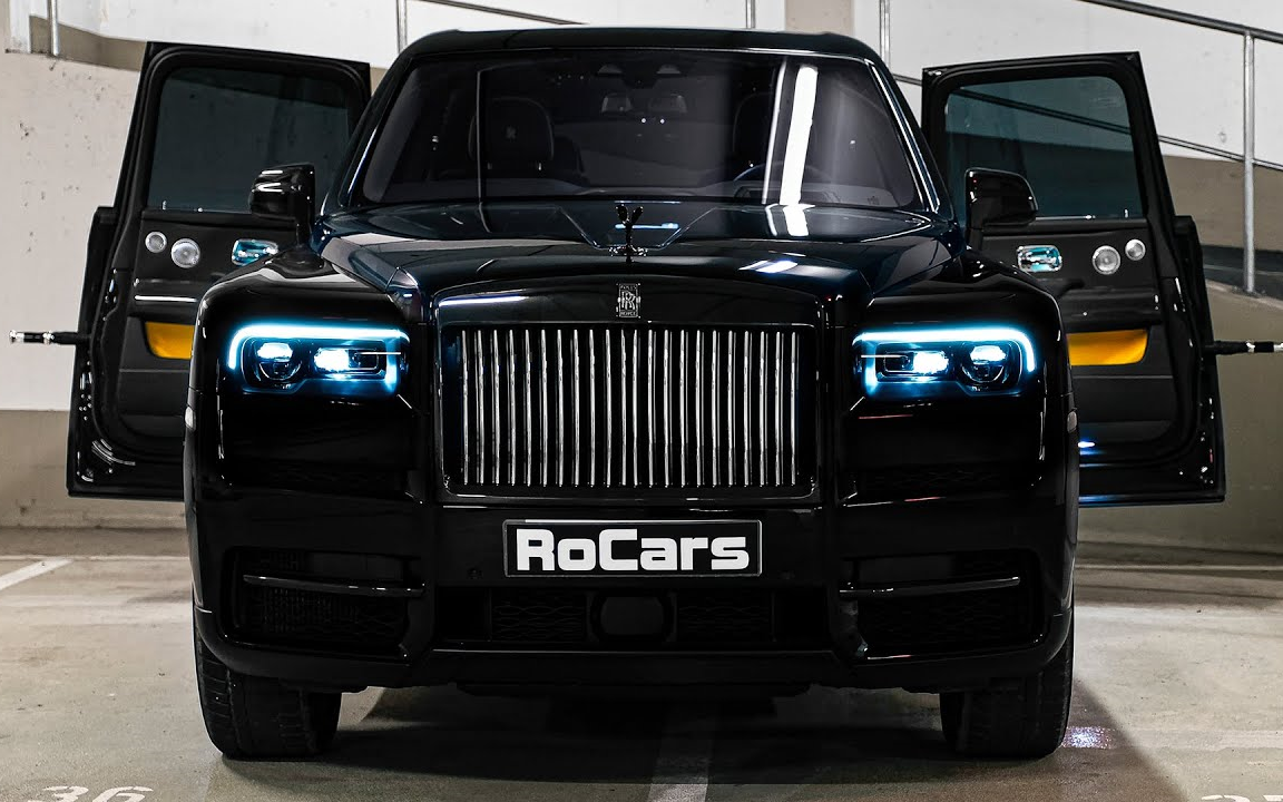 2020年劳斯莱斯库里南黑色精美细节rocars