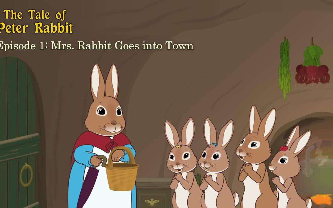 经典英文童话故事 彼得兔the tale of peter rabbit 英语启蒙动画