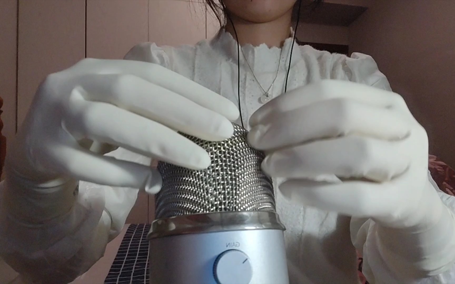 双层手套助眠!返场!手势助眠/橡胶手套