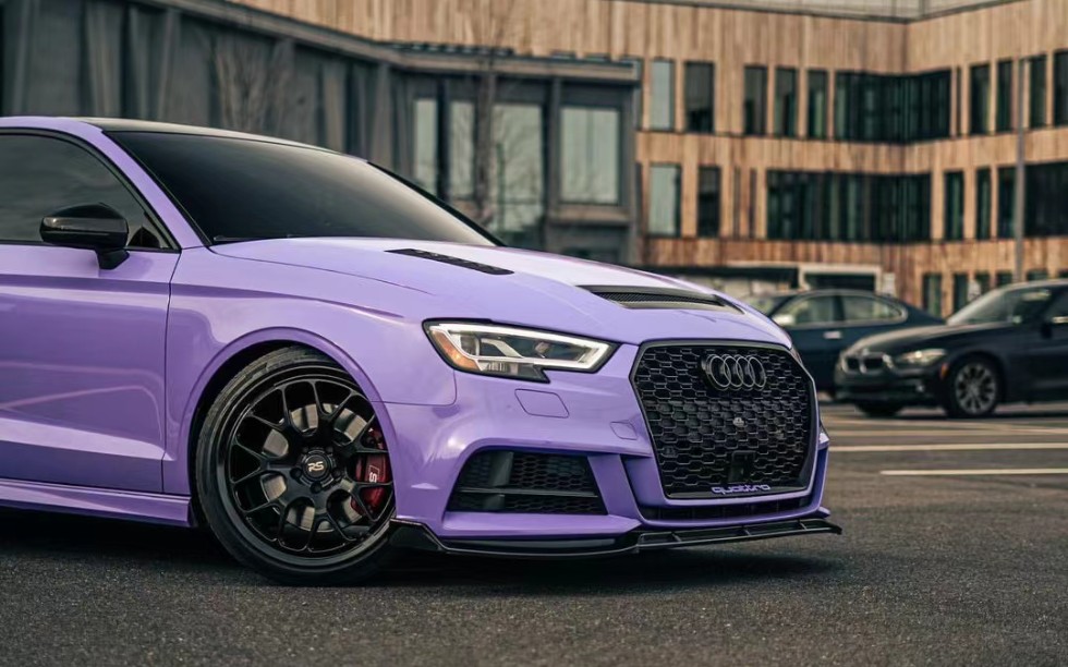 紫色渐变车衣效果图片