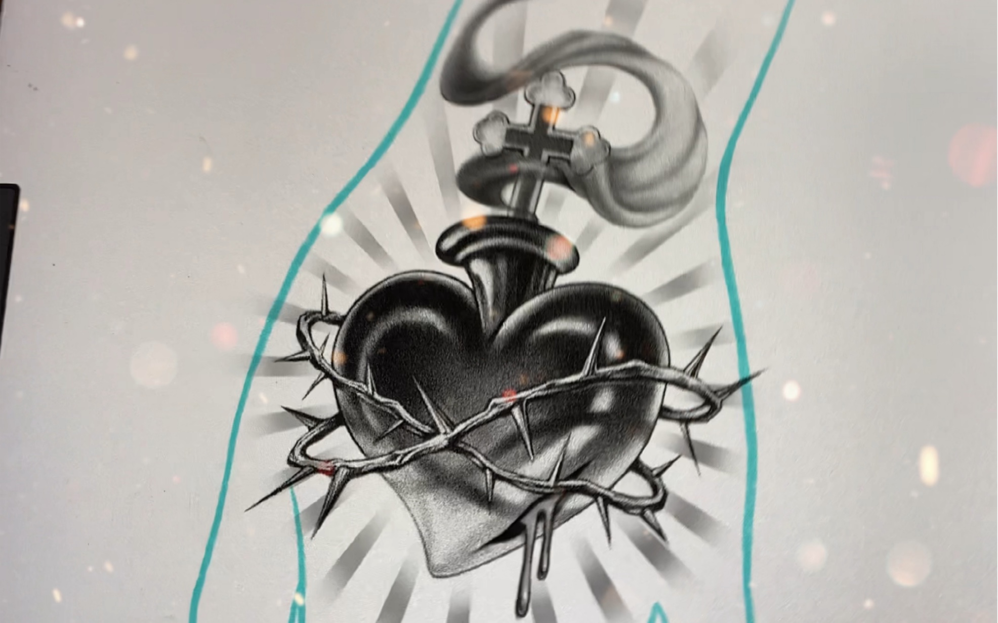 圣心sacred heart94写实纹身dongdongink