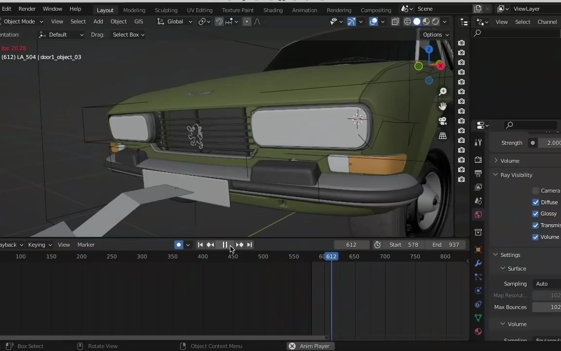 Blender 逼真的汽车追逐  CG / VFX 分解  ⫠法国詹姆斯邦德 ⻥“”哩哔哩bilibili