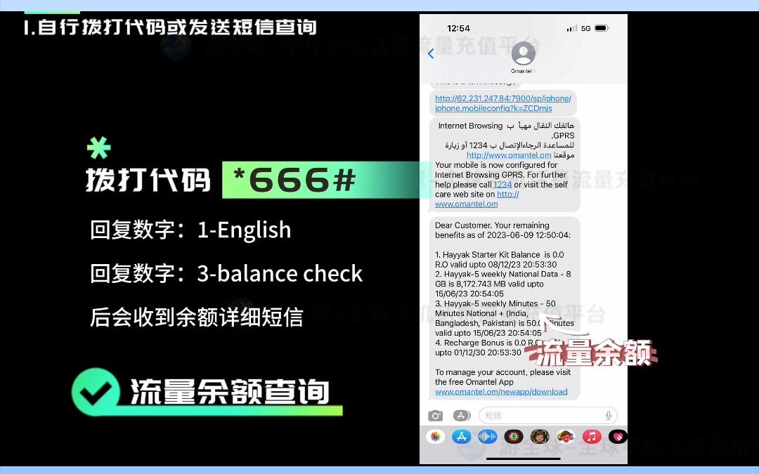 阿曼话费流量充值 阿曼Omantel运营商本机号码、话费流量余额查询教程 阿曼话费流量怎么充?阿曼话费流量怎么查?哔哩哔哩bilibili