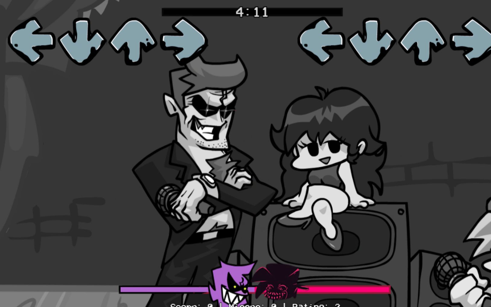 fnf腐化dadday3非官方重制版evil模式过