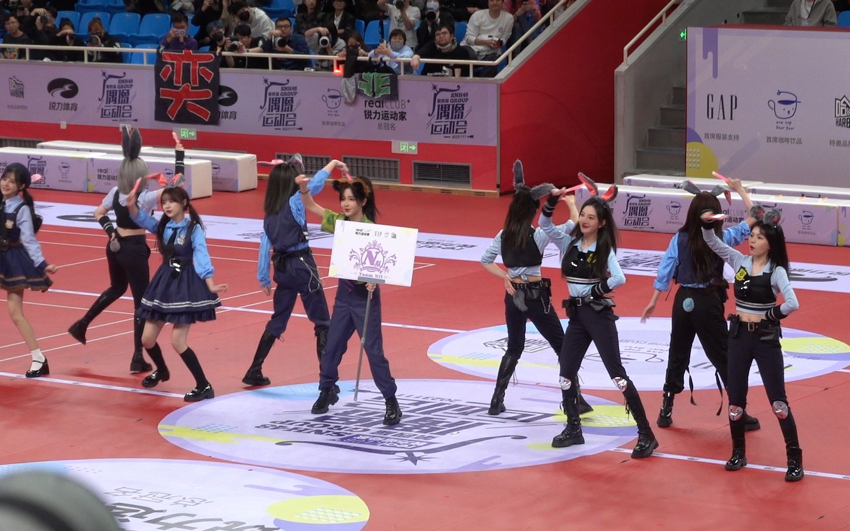 snh48第四届偶像运动会 team nii 入场focus