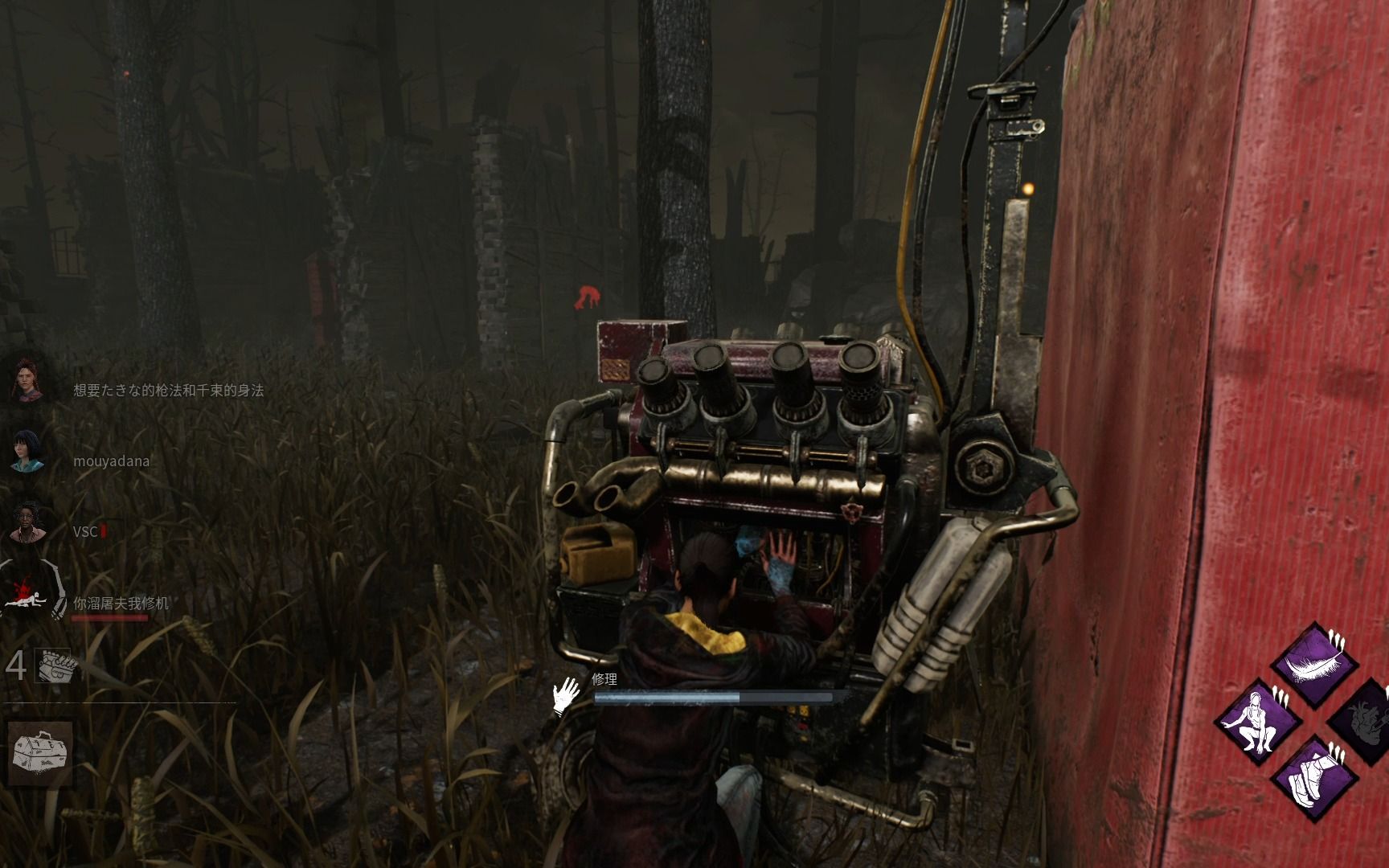 《黎明杀机》首次对战鬼面