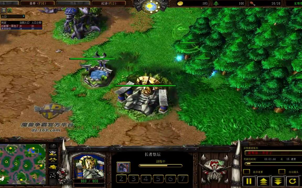 【黑白牛重现江湖】魔兽争霸3 lyn vs foggy sv 大炮解说