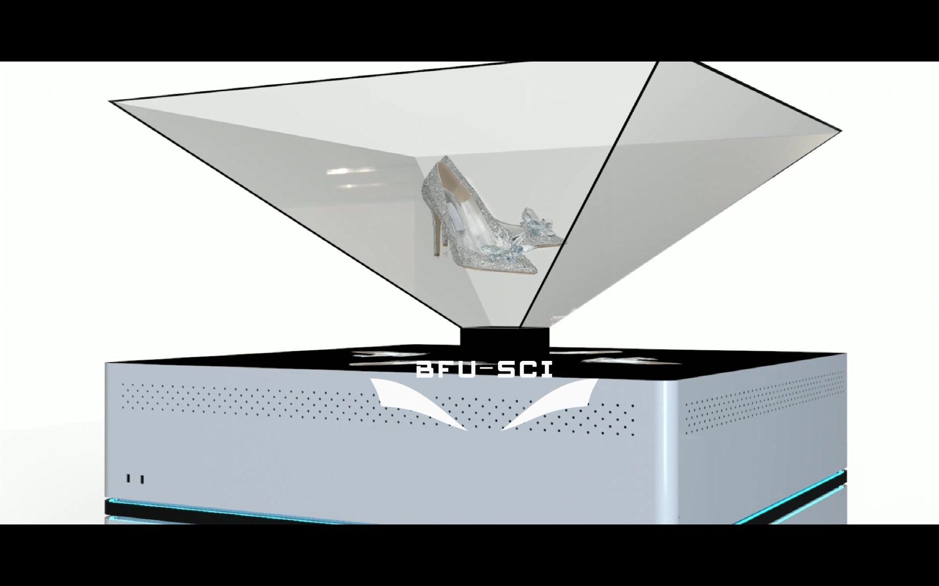 超漂亮的#全息投影#全息展示柜#全息广告机