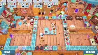听说过隔空打牛，来看马戏团 隔空调炮 OvO （高延迟福利 ;) Overcooked2