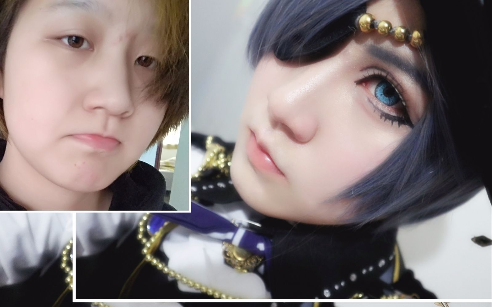 大肉脸 肿眼皮 手残党夏尔日觉cos妆面过程