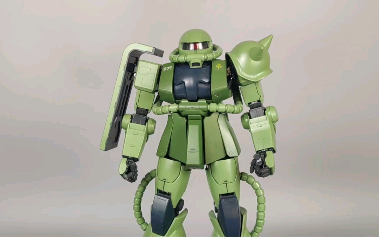 万代pg绿扎古和配件包非评测分享 观赏极好把玩欠佳_哔哩哔哩_bili