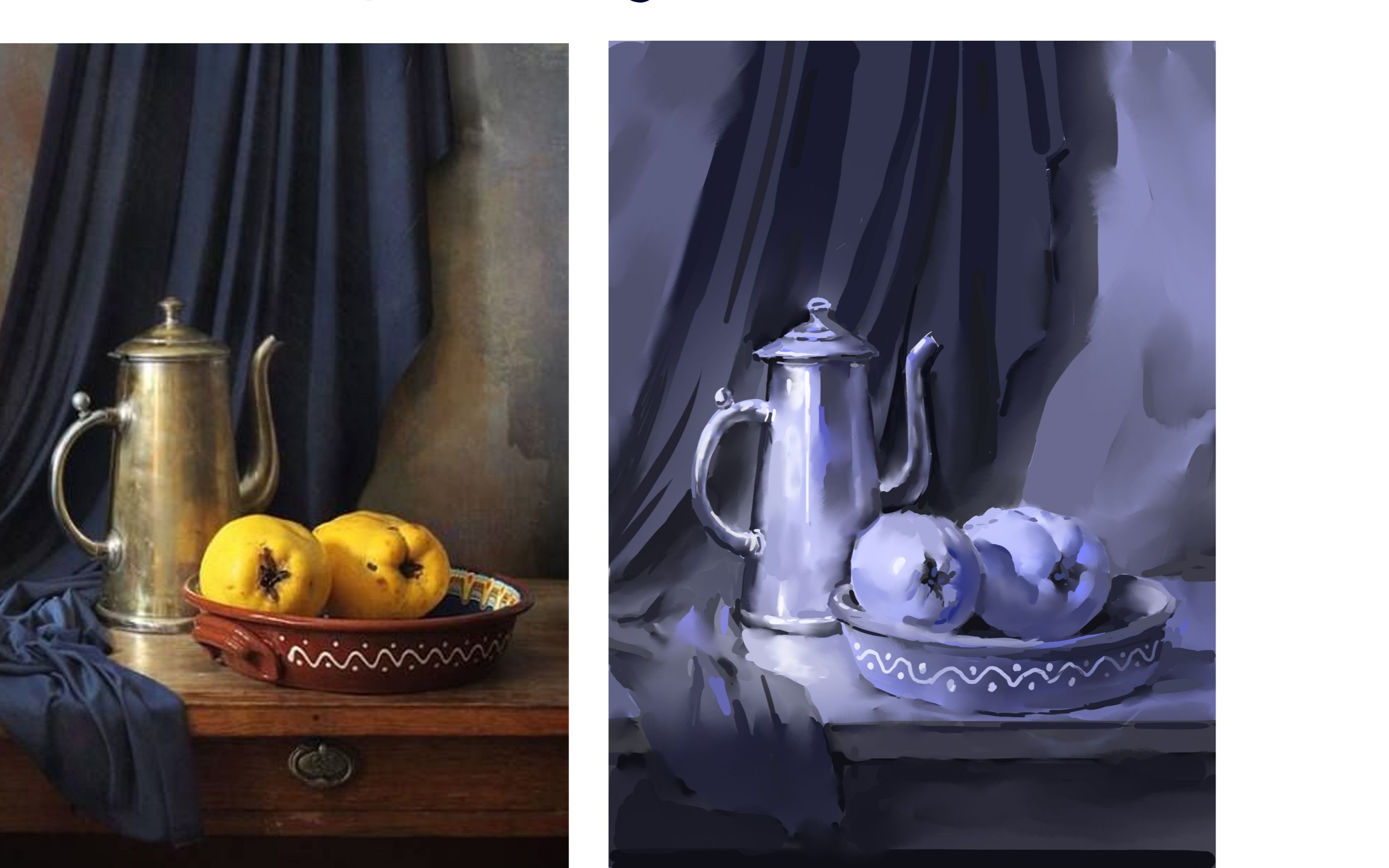 练习1——单色素描板绘