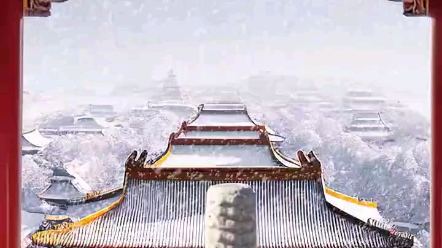 故宫雪景,美如画!哔哩哔哩bilibili