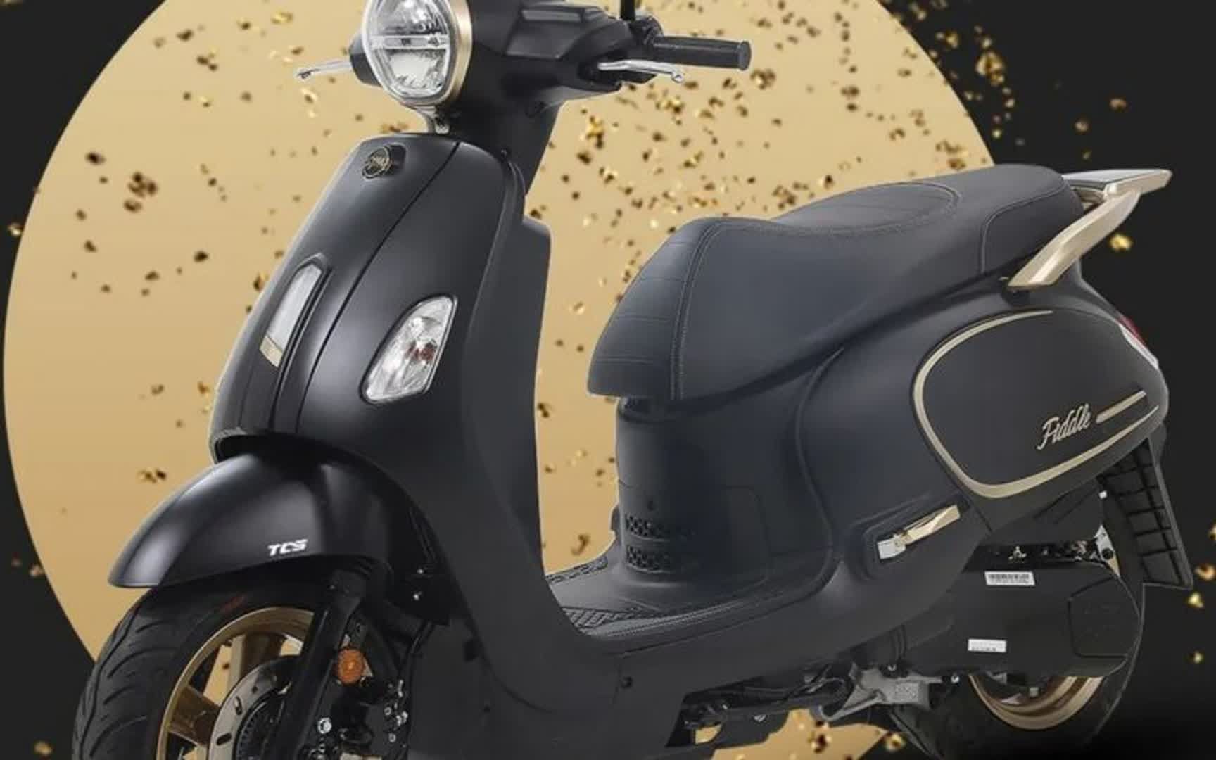 三阳飞度4金彩炫黑版 -颜值不赖