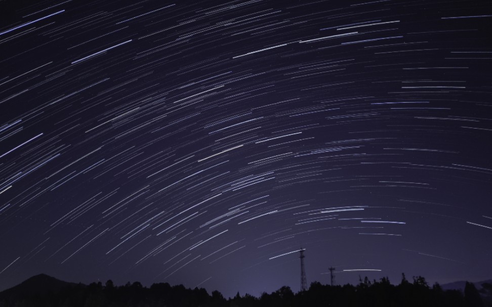 小米9拍摄的星轨