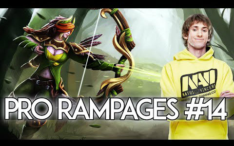 【職業選手的暴走日常】dota 2 pro rampages #14