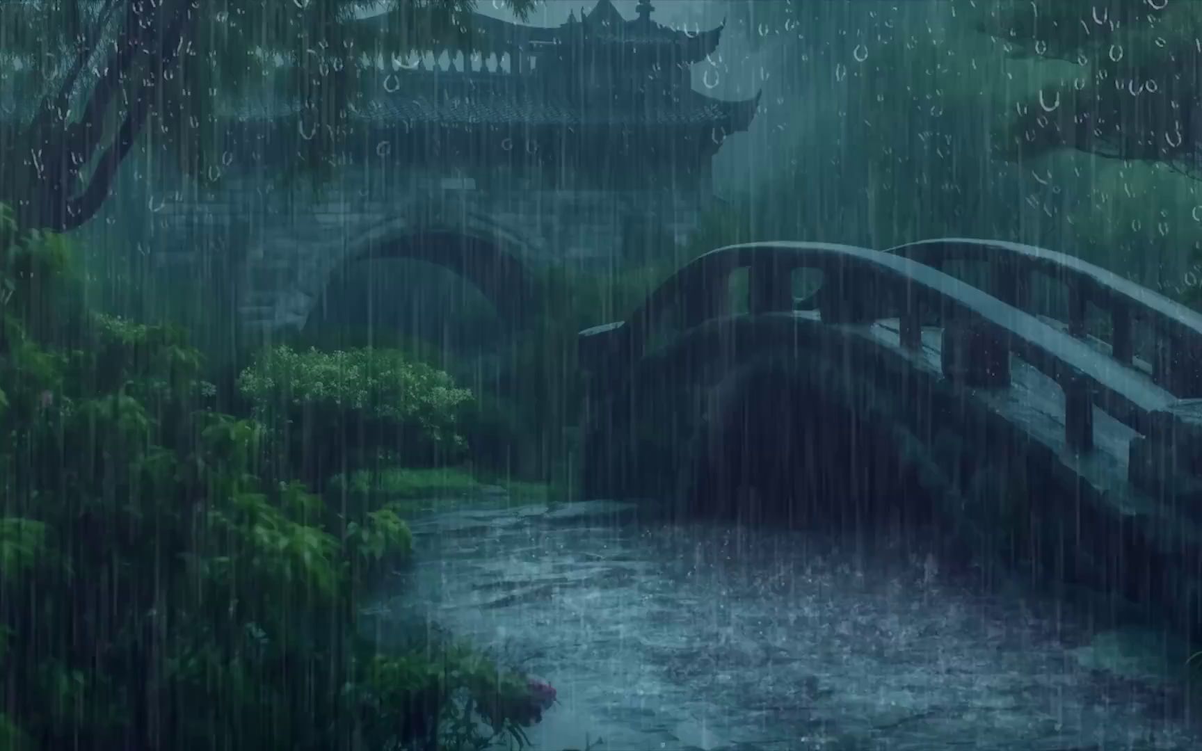 [图]风细雨，是快乐轻抚你心田；雷雨阵阵，是好运降临你身边；狂风暴雨，是财源滚进你视线；阴雨天，愿你喜事不断，笑眼弯弯！