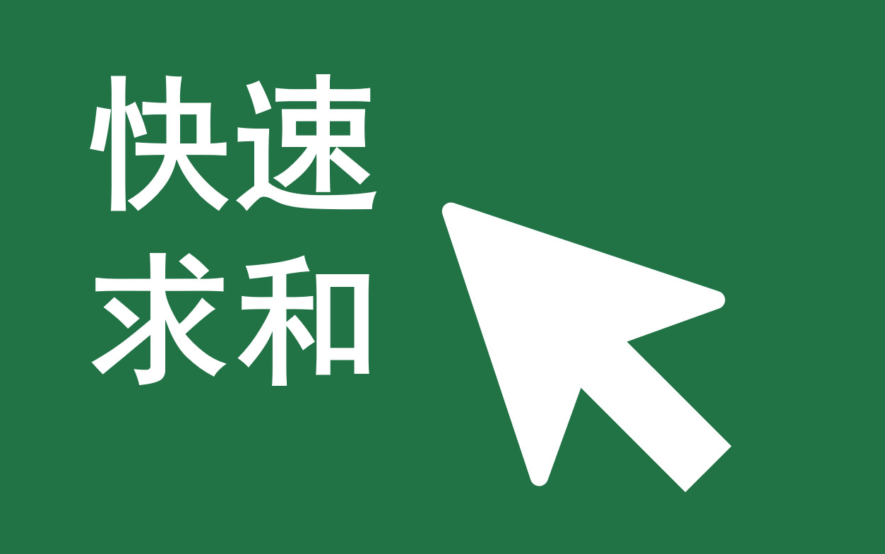 excel操作技巧 | 007 快速求和_哔哩哔哩_bilibili