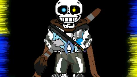 Ink sans tokyovania pixel art