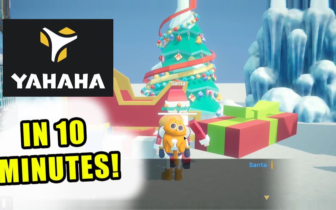 使用yahaha studio在10分钟内制作一个冬季主题游戏
