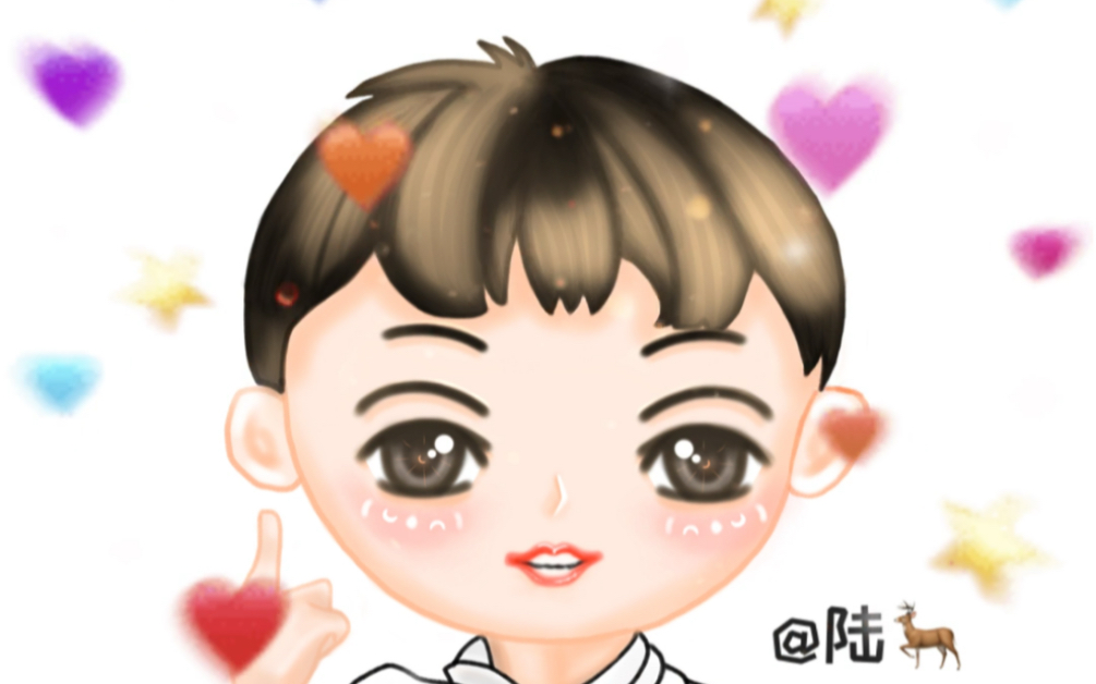 【何九华】自制熙熙华华q版头像