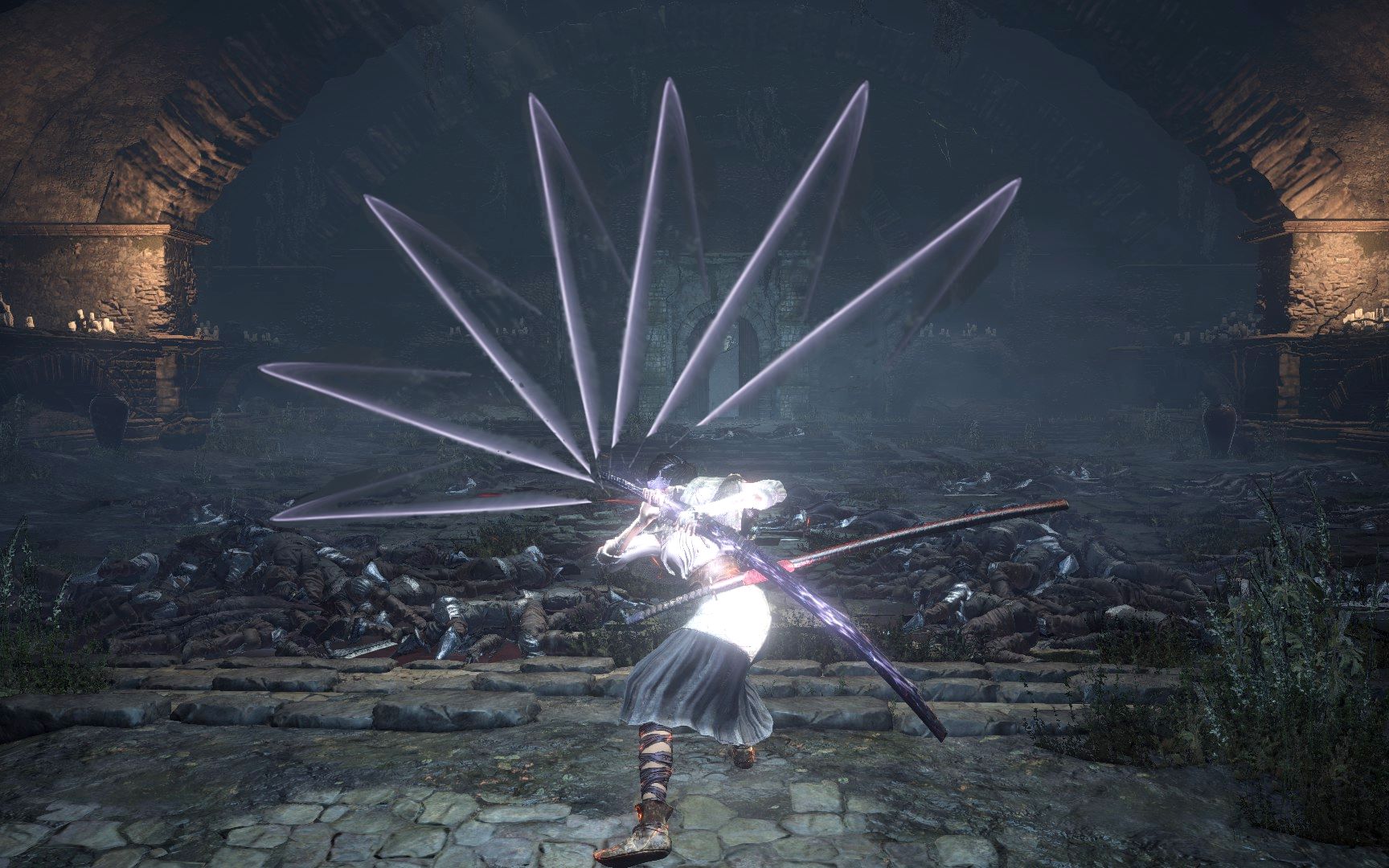 【黑暗之魂3】双刀流居合斩断法兰不死队