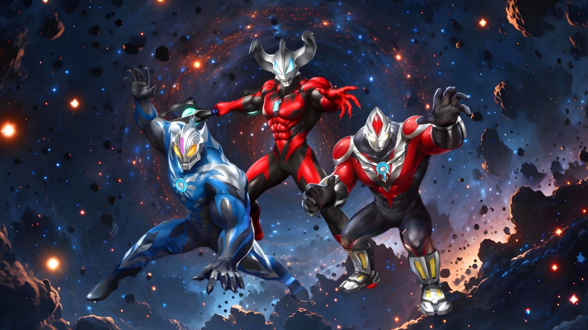 捷德与欧布奥特曼几种强壮霸气形态