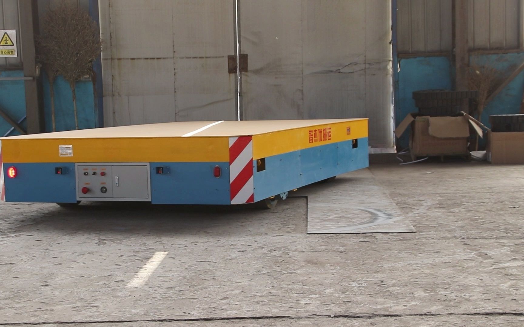 电炉制造车间转运车 u型轨道电动平车