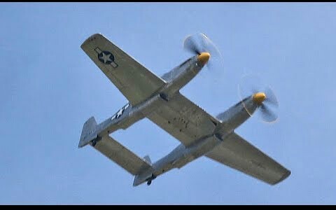 极为罕见的f82双野马战斗机1080p