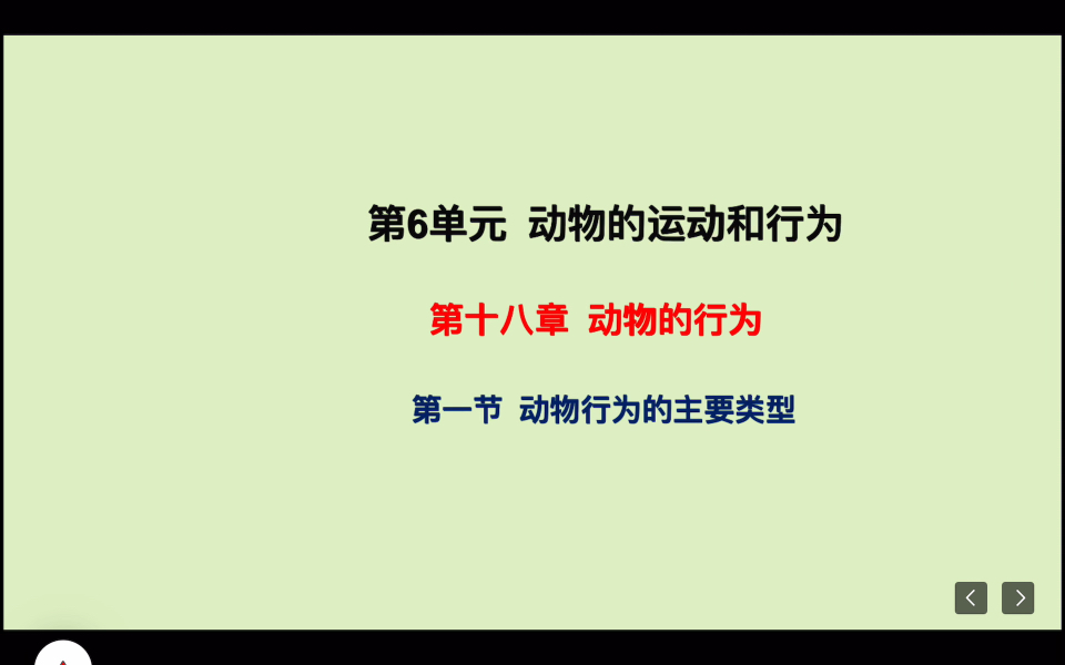 [图]18.1 动物行为的主要类型