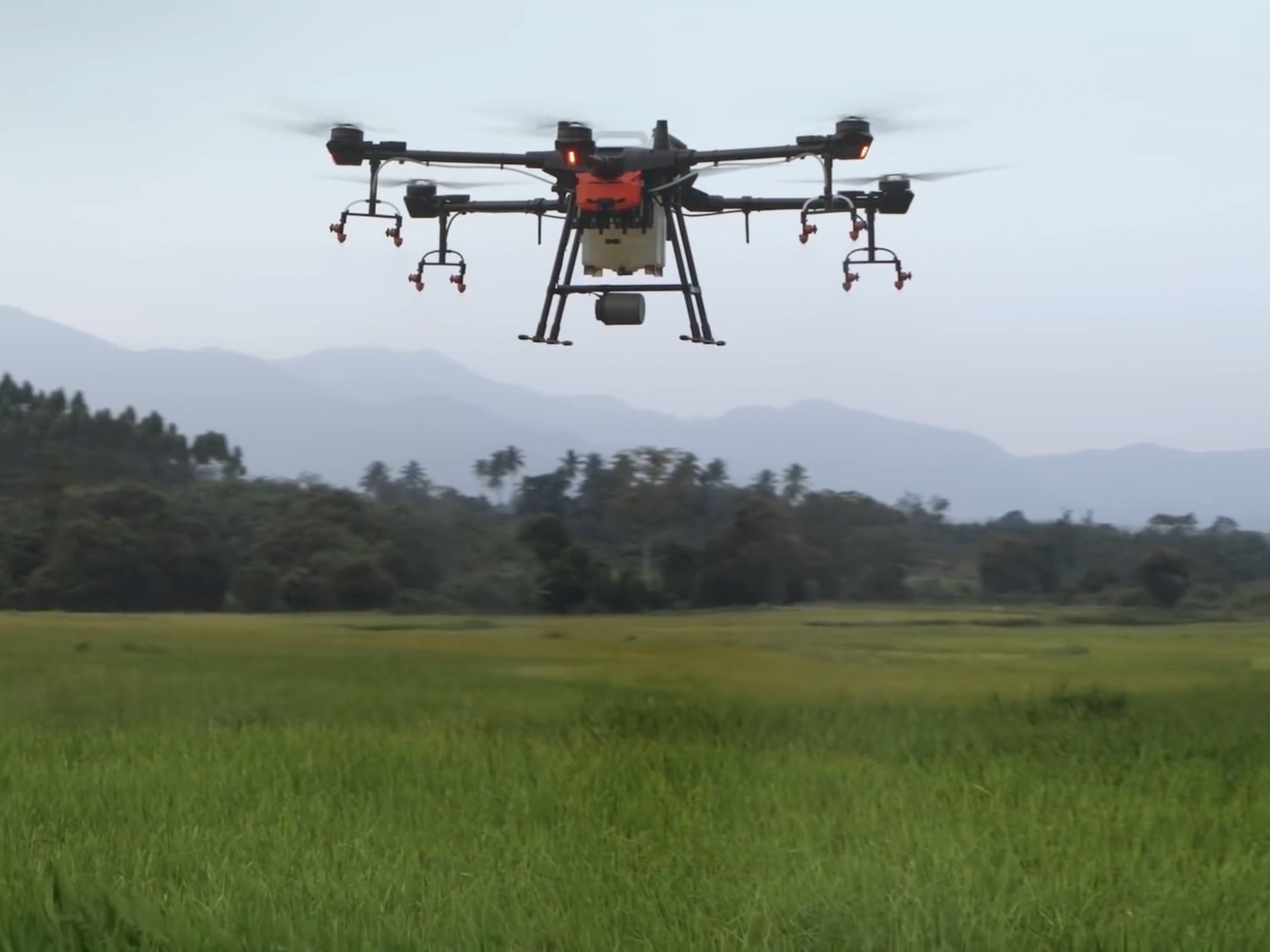 农忙时节不用愁,无人机喷农药解烦忧
