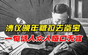 Download Video: 溥仪晚年被拉去鉴宝，看一眼就知道真假，理由：和我家的不一样