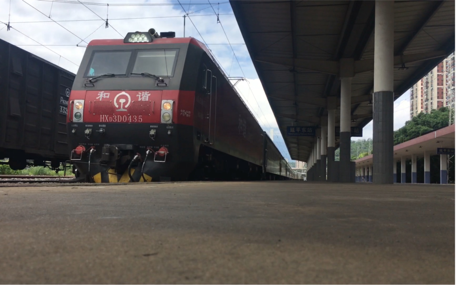 【无原声】k29次进延平东三站台(hxd3d0435)_哔哩哔哩_bilibili
