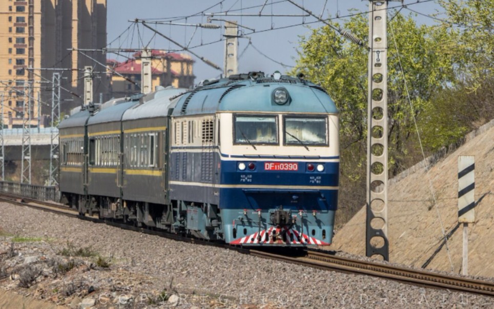 【铁路】济局平推检测车55007次通过莱阳站