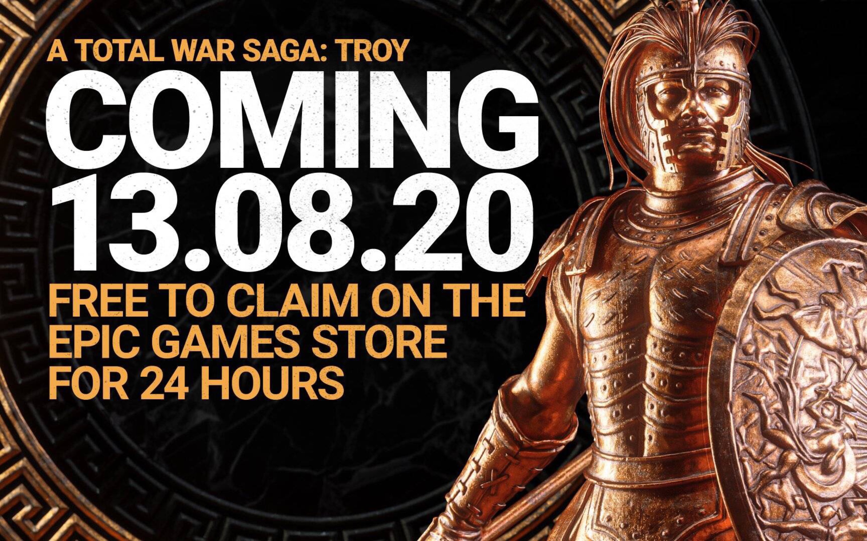 epic免费喜加一全面战争传奇特洛伊免费领取教程8月13日晚9点开启首个